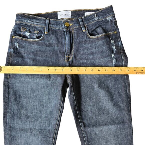 Frame Le Garcon Crop blue Casual Women's Denim Jeans in Size 25, - Picture 4 of 9